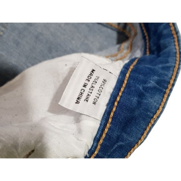 WAKEE Blue Skirt Denim Womens A-Line Short Mini Skirt - Size 10 - Picture 6 of 6